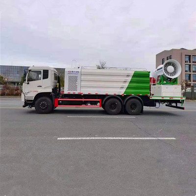 国六东风天锦100米雾炮车 城市抑尘的绿色卫士